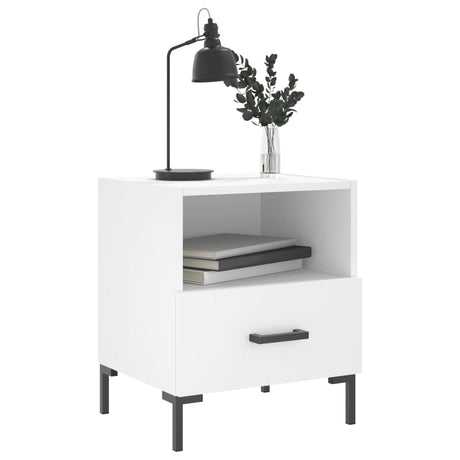 Bedside Cabinet 40X35X47.5 Cm Engineered Wood