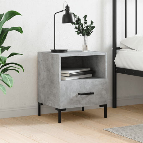 Bedside Cabinet 40X35X47.5 Cm Engineered Wood