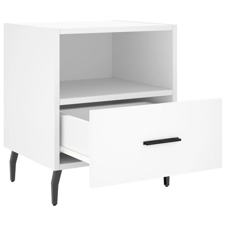 Bedside Cabinet 40X35X47.5 Cm Engineered Wood