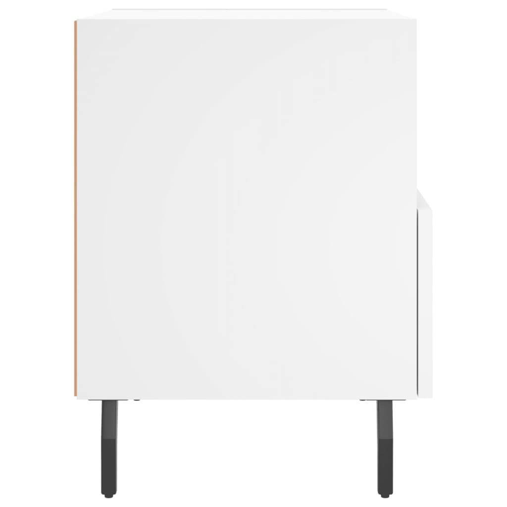 Bedside Cabinet 40X35X47.5 Cm Engineered Wood