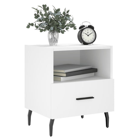 Bedside Cabinet 40X35X47.5 Cm Engineered Wood