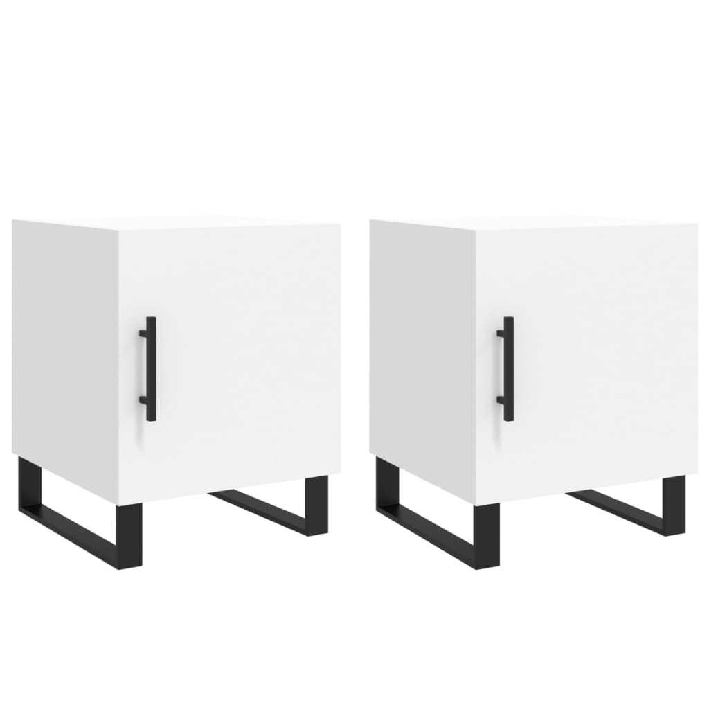 Bedside Cabinets 2 Pcs 40X40X50 Cm Engineered Wood