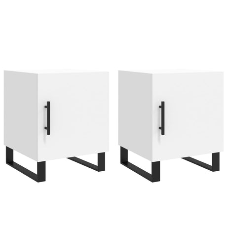 Bedside Cabinets 2 Pcs 40X40X50 Cm Engineered Wood