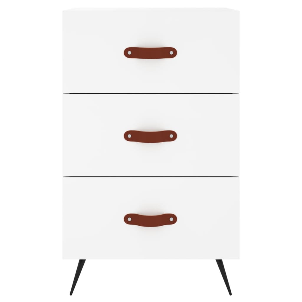 Bedside Cabinet 40X40X66 Cm Engineered Wood