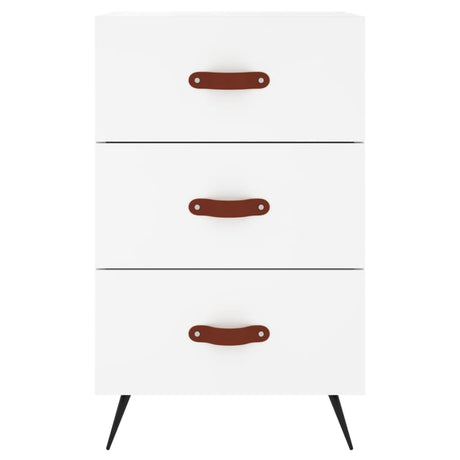 Bedside Cabinet 40X40X66 Cm Engineered Wood