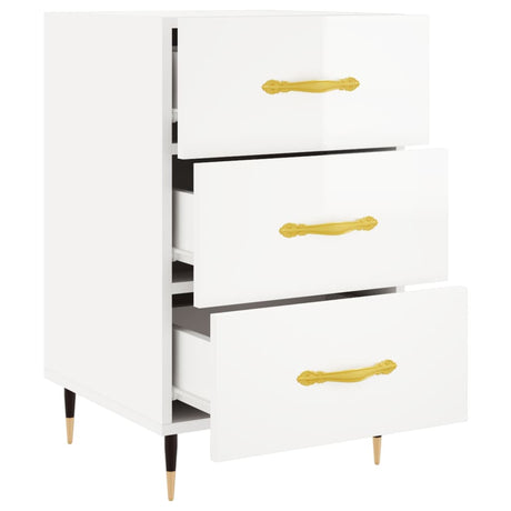 Bedside Cabinet 40X40X66 Cm Engineered Wood