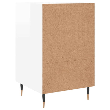 Bedside Cabinet 40X40X66 Cm Engineered Wood