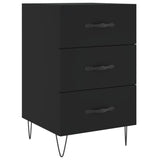 Bedside Cabinet 40X40X66 Cm Engineered Wood