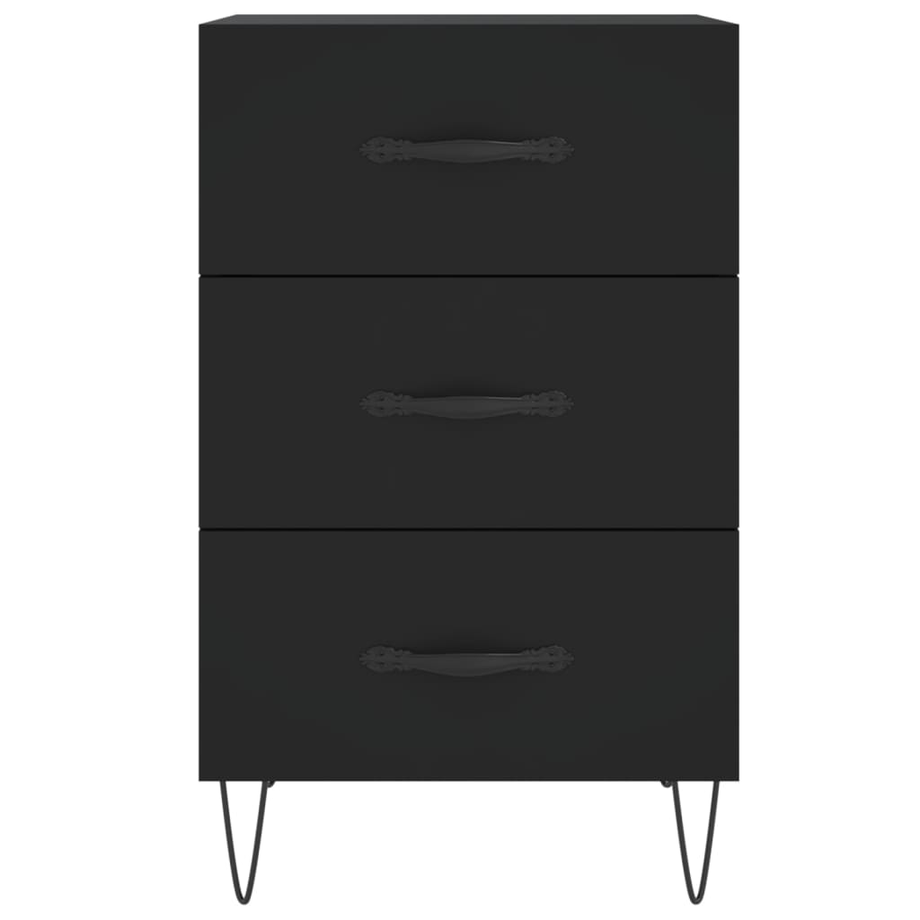 Bedside Cabinet 40X40X66 Cm Engineered Wood