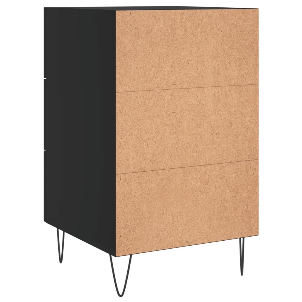 Bedside Cabinet 40X40X66 Cm Engineered Wood