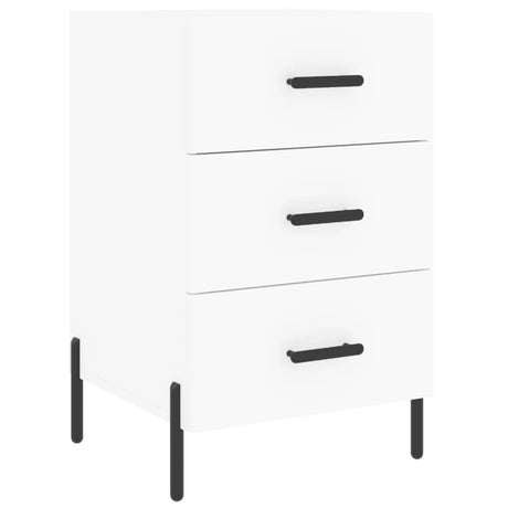 Bedside Cabinet 40X40X66 Cm Engineered Wood