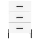 Bedside Cabinet 40X40X66 Cm Engineered Wood