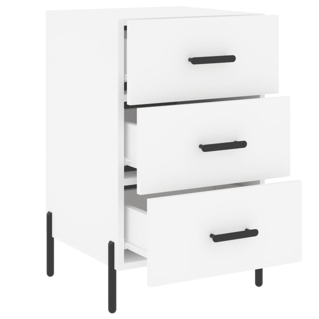Bedside Cabinet 40X40X66 Cm Engineered Wood
