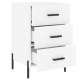 Bedside Cabinet 40X40X66 Cm Engineered Wood