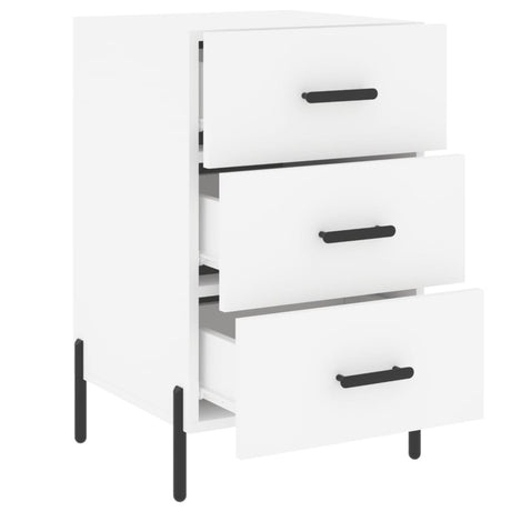 Bedside Cabinet 40X40X66 Cm Engineered Wood