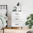 Bedside Cabinet 40X40X66 Cm Engineered Wood