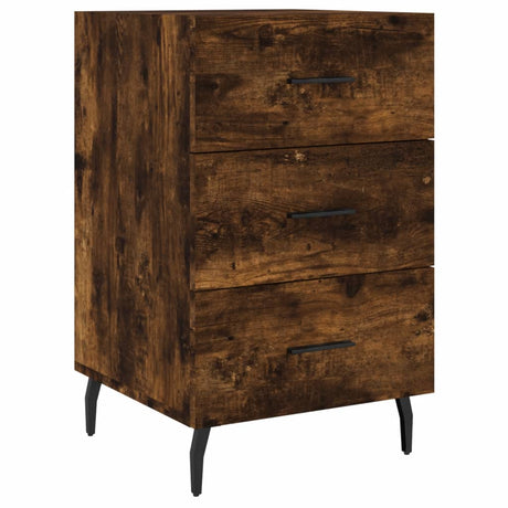 Bedside Cabinet 40X40X66 Cm Engineered Wood