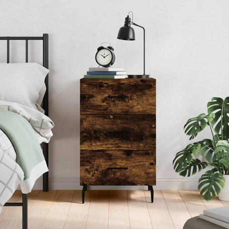 Bedside Cabinet 40X40X66 Cm Engineered Wood