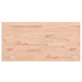 Table Top Rectangular Solid Wood Beech