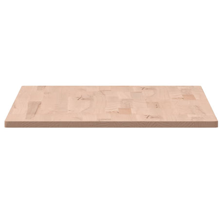 Table Top Rectangular Solid Wood Beech