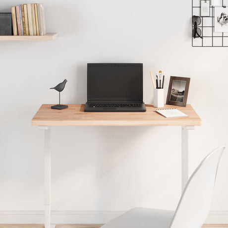 Table Top Rectangular Solid Wood Beech