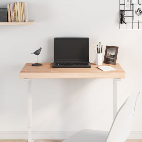 Table Top Rectangular Solid Wood Beech