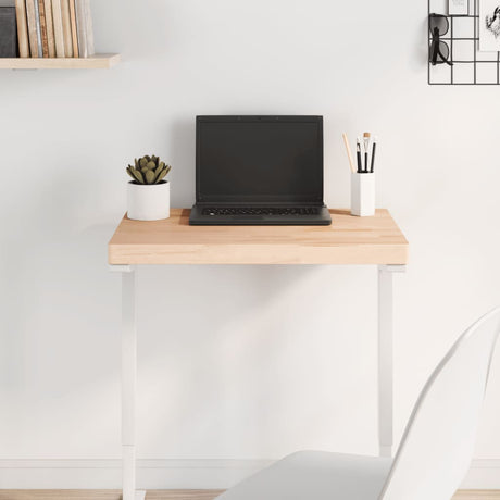 Table Top Rectangular Solid Wood Beech