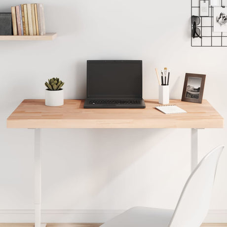 Table Top Rectangular Solid Wood Beech
