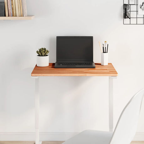Table Top Rectangular Solid Wood Beech