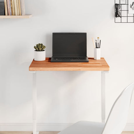 Table Top Rectangular Solid Wood Beech