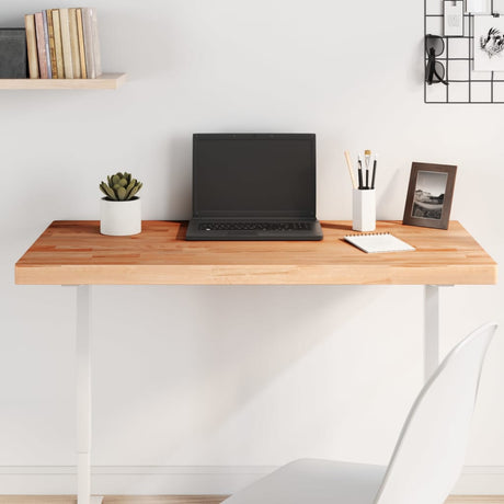 Table Top Rectangular Solid Wood Beech