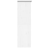 Wardrobe BODO White 101x52x176.5 cm Solid Wood Pine