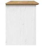 Tv Cabinet With 2 Drawers Bodo 91X43X56 Cm Solid Wood Pine