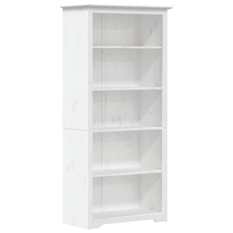 Bookcase Bodo 80X38X180 Cm Solid Wood Pine 5-Tier