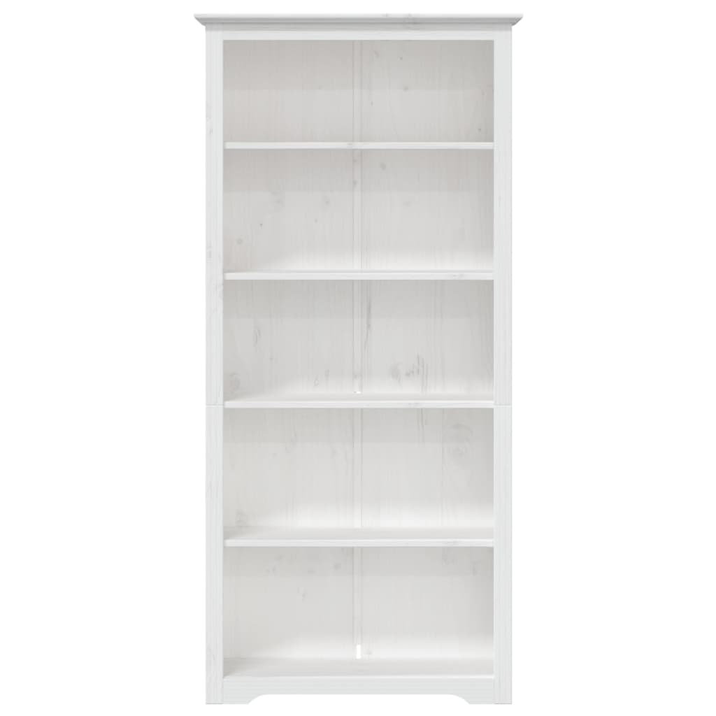 Bookcase Bodo 80X38X180 Cm Solid Wood Pine 5-Tier