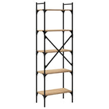 Bookcase 5-Tier 56X31.5X Engineered Wood