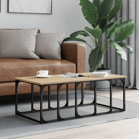 Coffee Table 100X50X35.5 Cm Engineered Wood