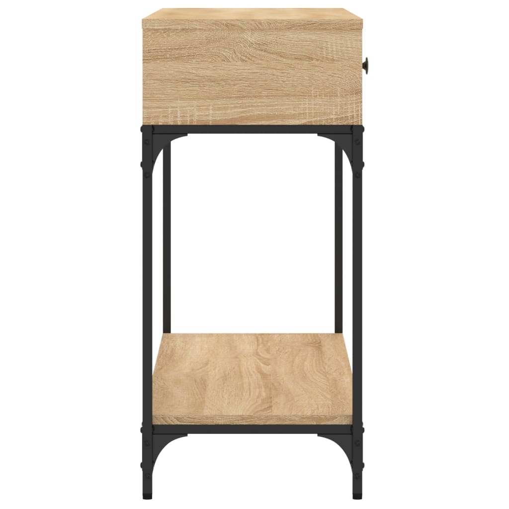 Console Table Sonoma Oak 100x34.5x75 cm Engineered Wood