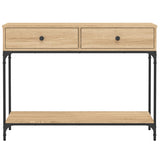 Console Table Sonoma Oak 100x34.5x75 cm Engineered Wood