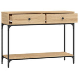 Console Table Sonoma Oak 100x34.5x75 cm Engineered Wood