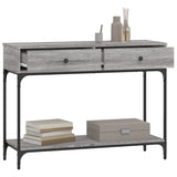 Console Table Grey Sonoma 100x34.5x75 cm Engineered Wood