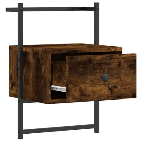 Bedside Cabinet Wall-Mounted 35X30X51 Cm Engineered Wood
