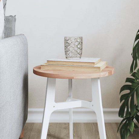 Table Top Ø Round Solid Wood Beech