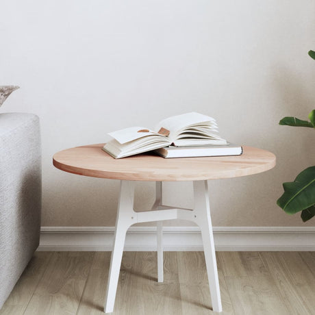 Table Top Ø Round Solid Wood Beech