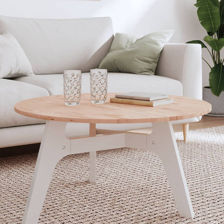 Table Top Ø Round Solid Wood Beech