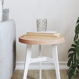 Table Top Ø Round Solid Wood Beech