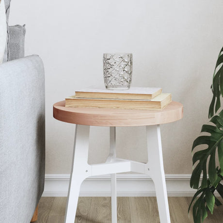 Table Top Ø Round Solid Wood Beech