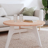 Table Top Ø Round Solid Wood Beech