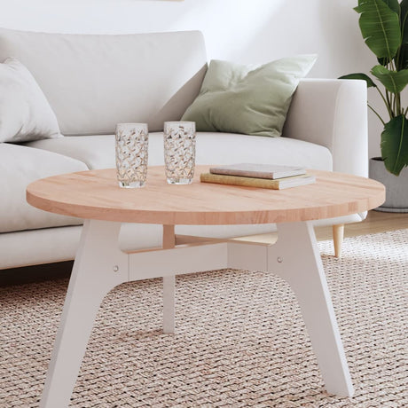 Table Top Ø Round Solid Wood Beech