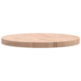 Table Top Ø Round Solid Wood Beech